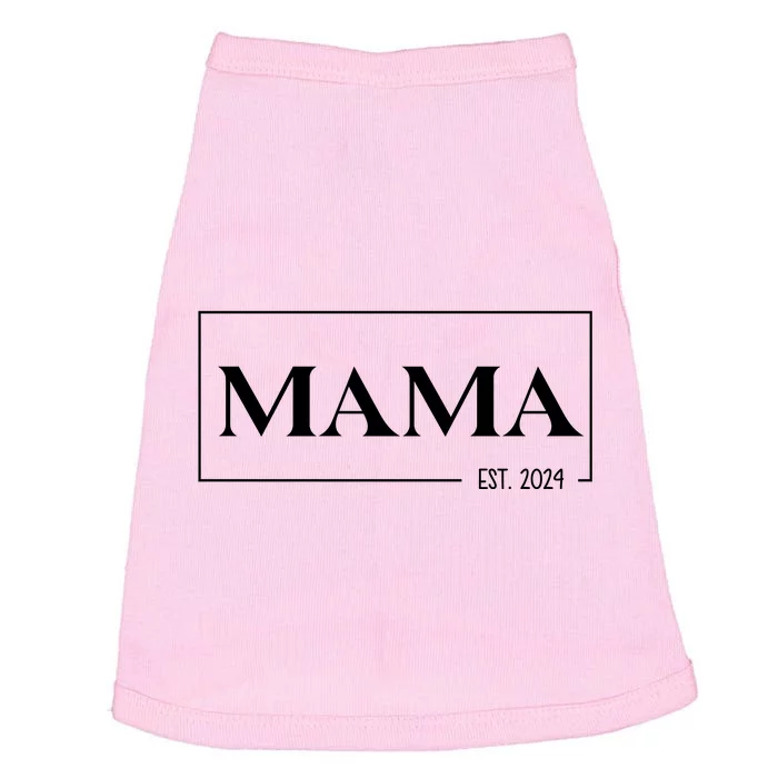 Mama Est 2024 Mothers Day Gift Doggie Tank