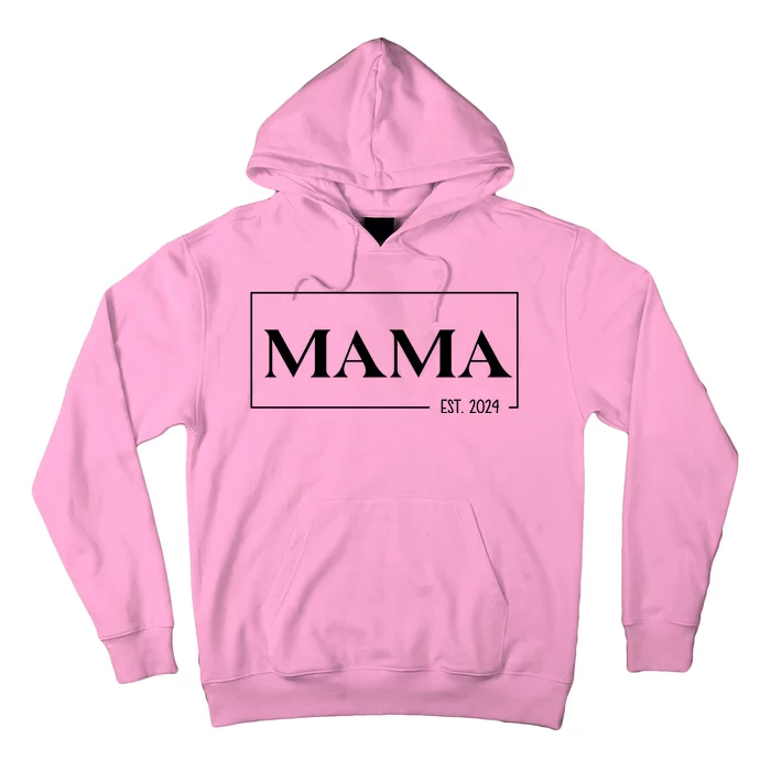 Mama Est 2024 Mothers Day Gift Hoodie