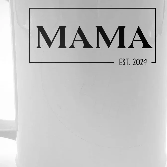 Mama Est 2024 Mothers Day Gift Front & Back Beer Stein