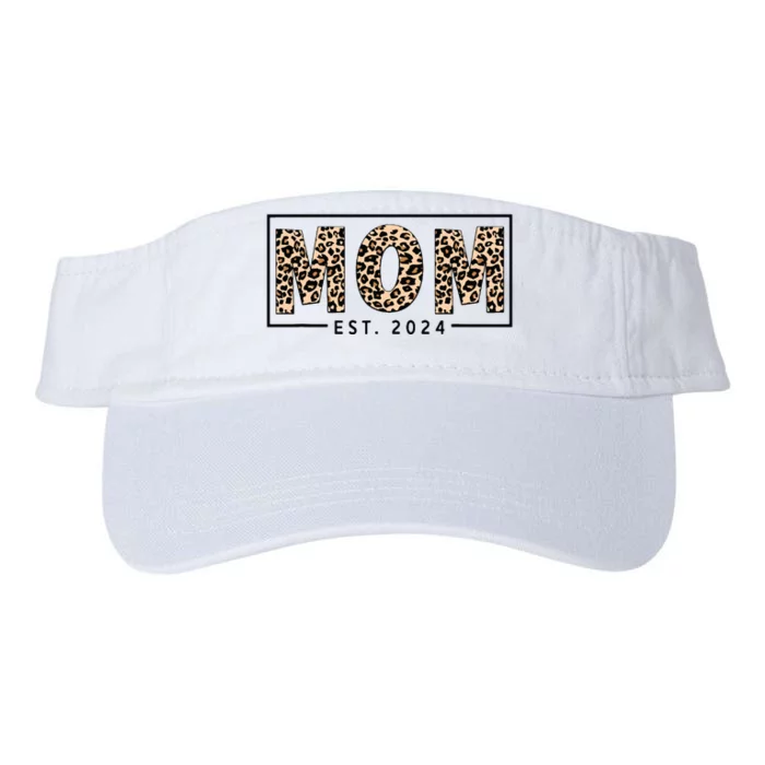 Mom Est 2024 Expect Baby 2024 Mother 2024 New Mom 2024 Valucap Bio-Washed Visor