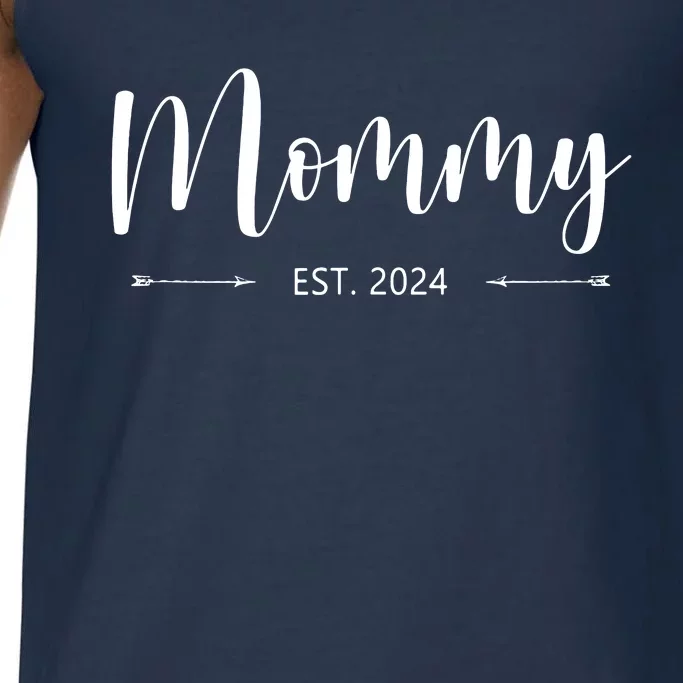 Mommy Est 2024 Promoted To Mom 2024 Mothers Day New Mom Comfort Colors® Tank Top