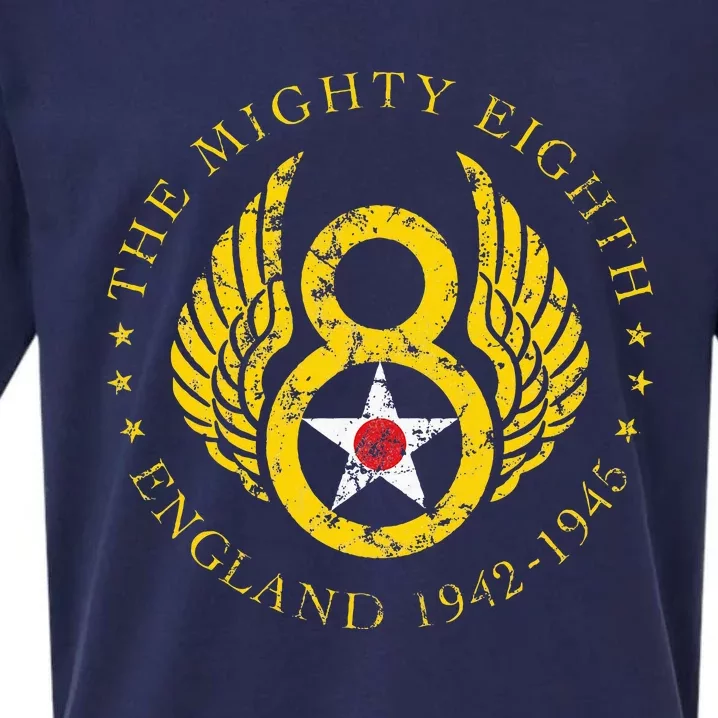 Mighty Eighth 8th Usaaf B17 & B24 Bomber Group Sueded Cloud Jersey T-Shirt