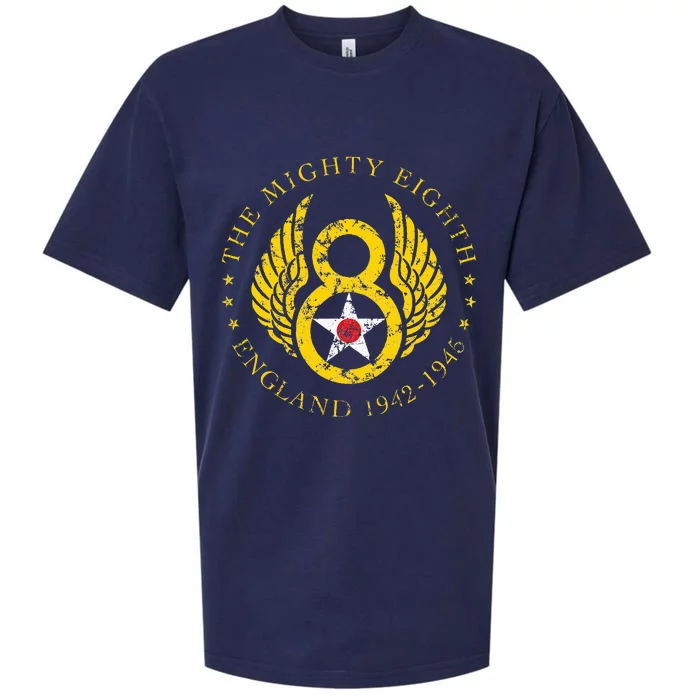 Mighty Eighth 8th Usaaf B17 & B24 Bomber Group Sueded Cloud Jersey T-Shirt