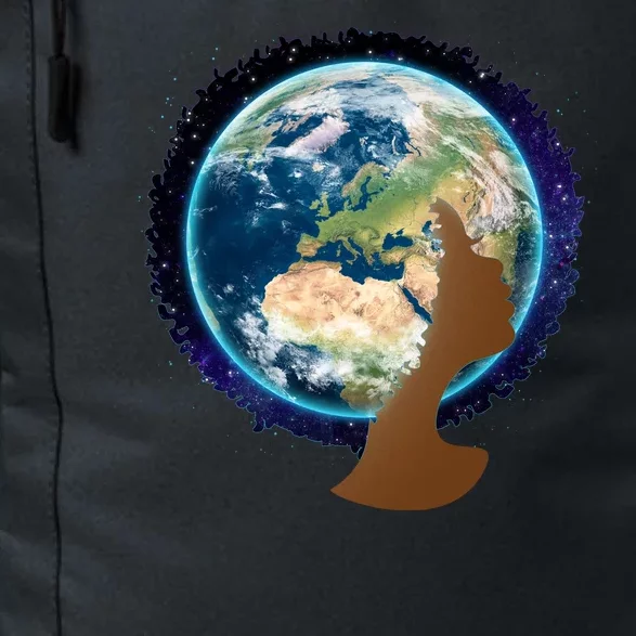 Mother Earth Afro Hair Galaxy Daily Commute Backpack