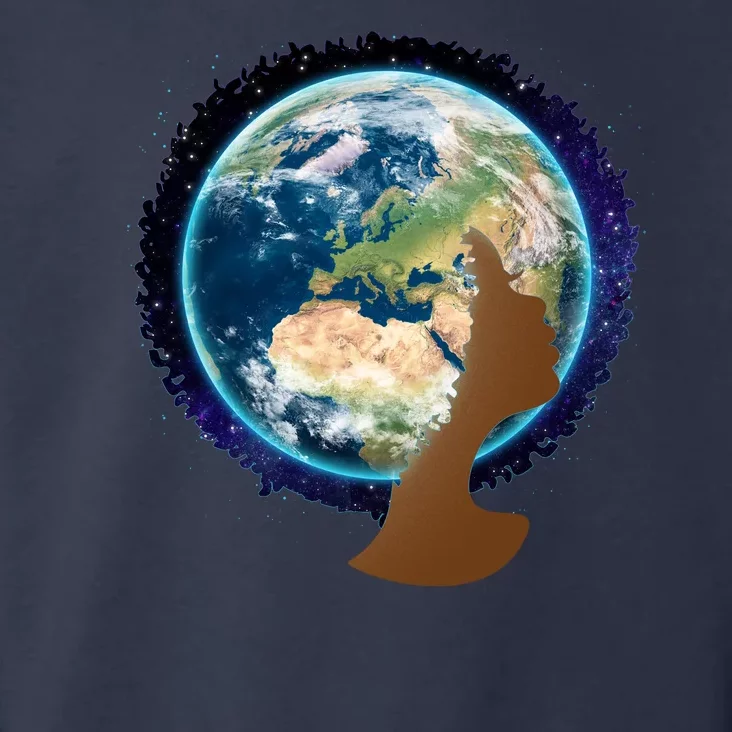 Mother Earth Afro Hair Galaxy Toddler Hoodie