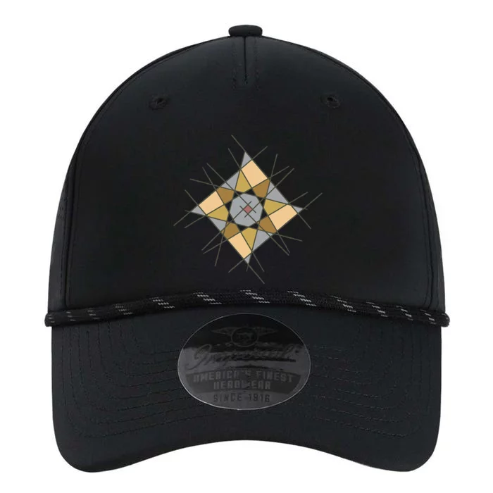 Modernhip Earthy Asymmetrical Mandala Performance The Dyno Cap