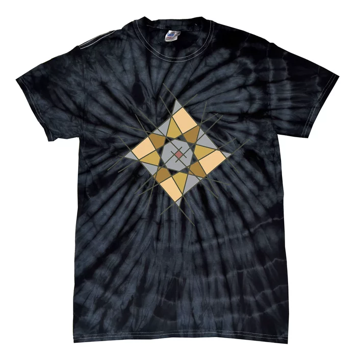 Modernhip Earthy Asymmetrical Mandala Tie-Dye T-Shirt