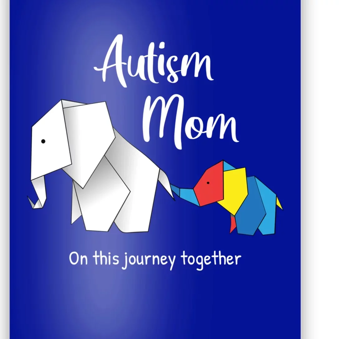 Mama Elephant Autism Awareness Autism Mom Cool Gift Poster