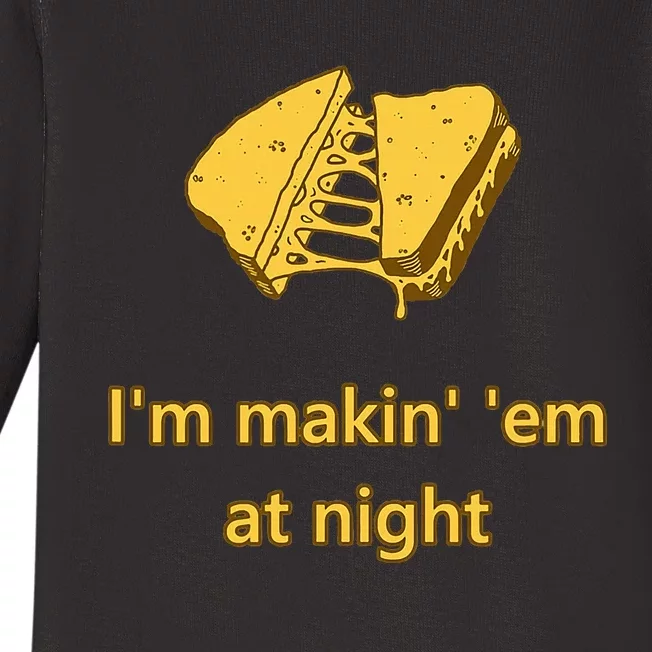 Makin Em At Night Baby Long Sleeve Bodysuit