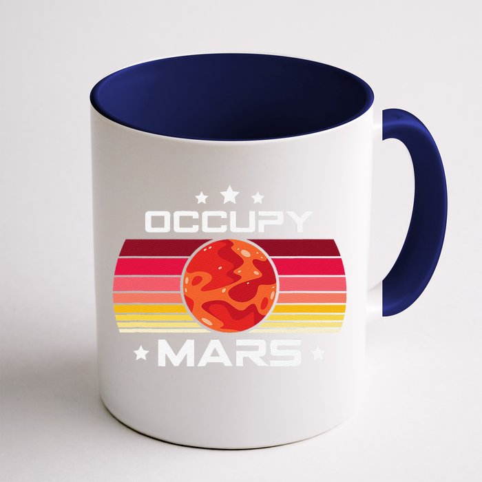 Mars Explorers Astronomy Lovers Planetary Science Front & Back Coffee Mug