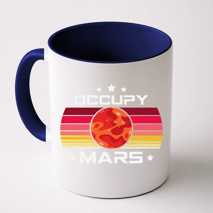 Mars Explorers Astronomy Lovers Planetary Science Front & Back Coffee Mug