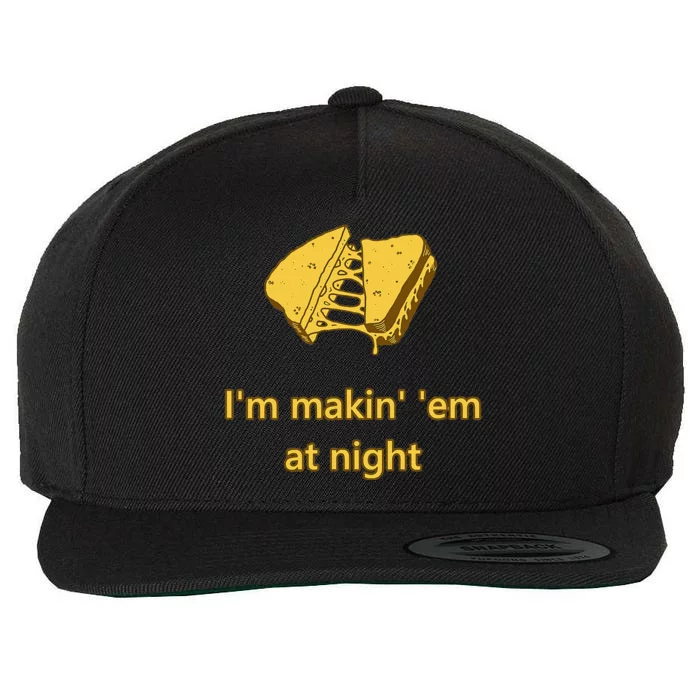 Makin Em At Night Wool Snapback Cap