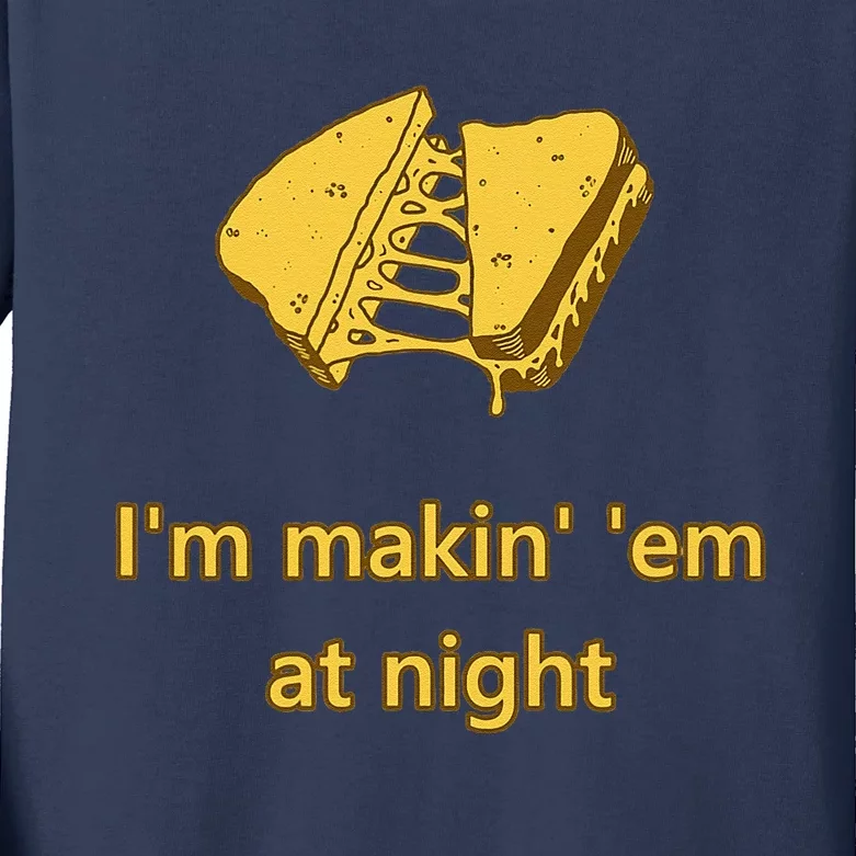 Makin Em At Night Kids Long Sleeve Shirt