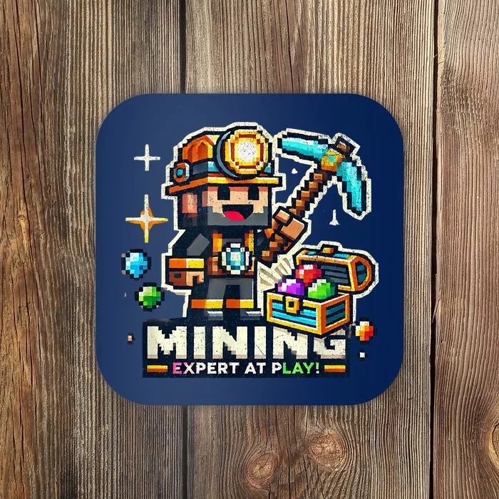 Mining Expert At Play! Pixelated Miner Coaster