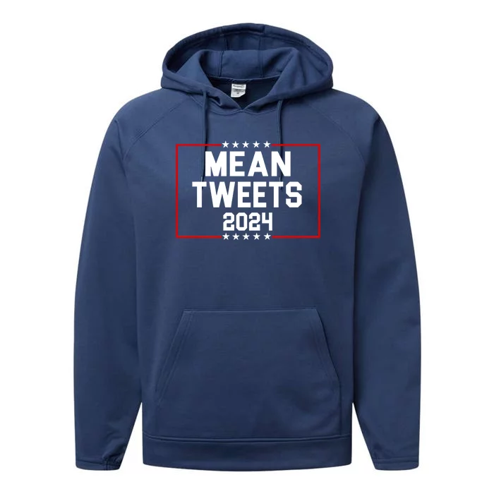 Mean Tweets 2024 Performance Fleece Hoodie