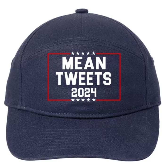 Mean Tweets 2024 7-Panel Snapback Hat