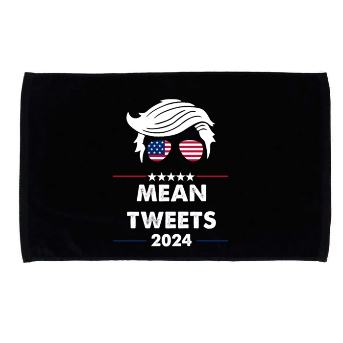 Mean Tweets 2024 Pro Trump Microfiber Hand Towel