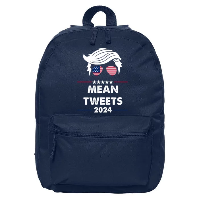 Mean Tweets 2024 Pro Trump 16 in Basic Backpack