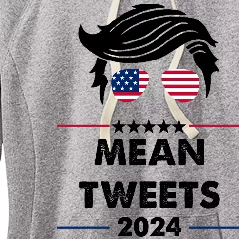 Mean Tweets 2024 Pro Trump Women's Fleece Hoodie