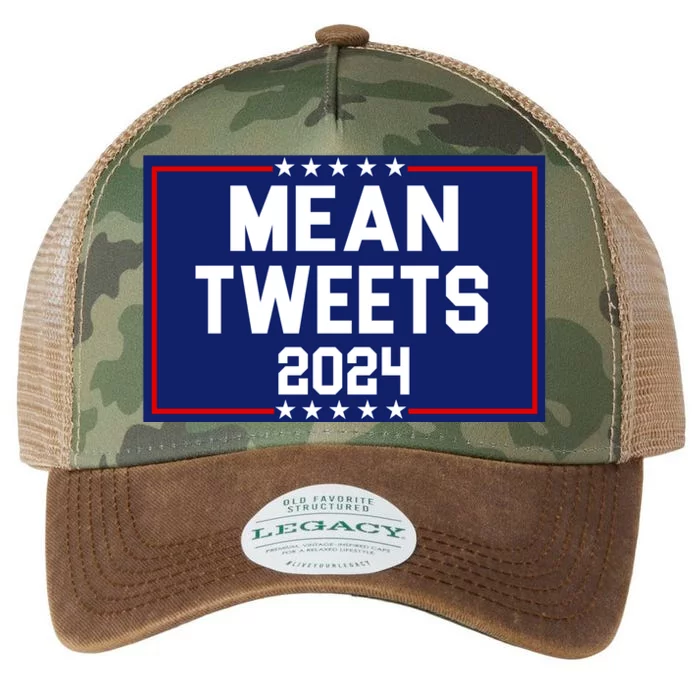 Mean Tweets 2024 Pro Trump Election Legacy Tie Dye Trucker Hat