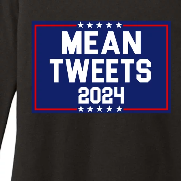 Mean Tweets 2024 Pro Trump Election Womens CVC Long Sleeve Shirt