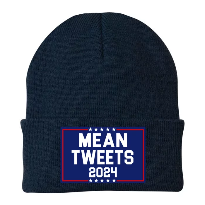 Mean Tweets 2024 Pro Trump Election Knit Cap Winter Beanie