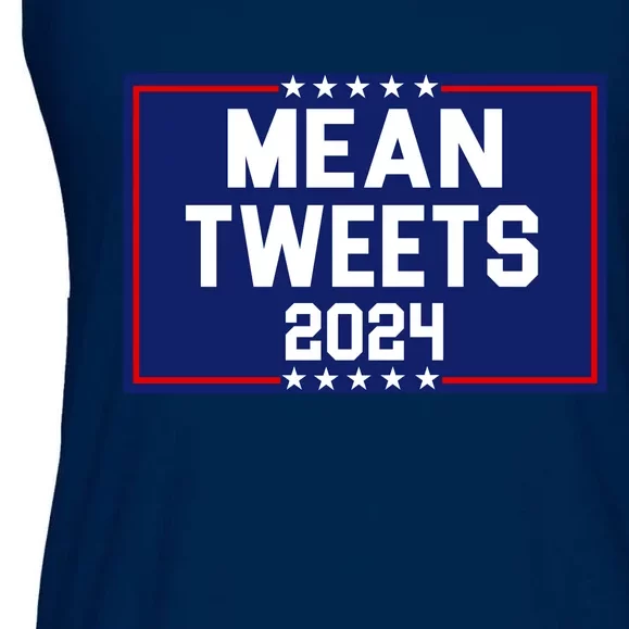 Mean Tweets 2024 Pro Trump Election Ladies Essential Flowy Tank