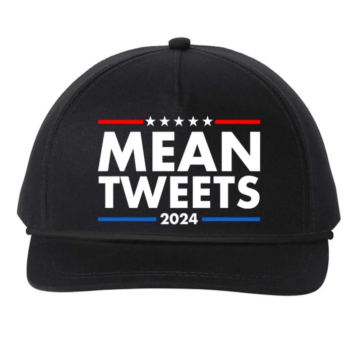 Mean Tweets Trump Election 2024 Snapback Five-Panel Rope Hat