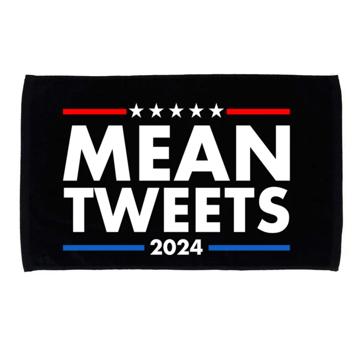 Mean Tweets Trump Election 2024 Microfiber Hand Towel