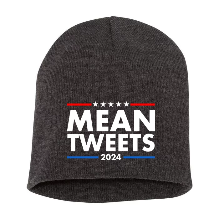 Mean Tweets Trump Election 2024 Short Acrylic Beanie