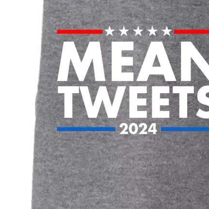 Mean Tweets Trump Election 2024 Doggie 3-End Fleece Hoodie