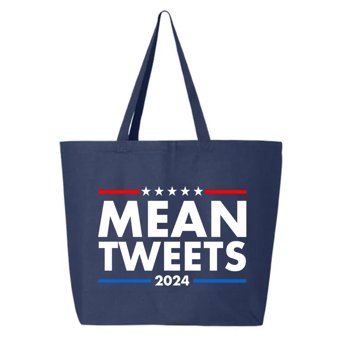 Mean Tweets Trump Election 2024 25L Jumbo Tote