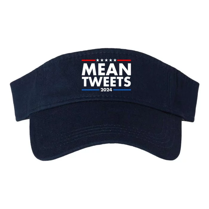 Mean Tweets Trump Election 2024 Valucap Bio-Washed Visor