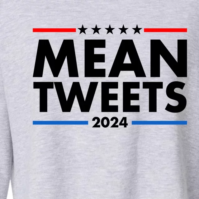 Mean Tweets Trump Election 2024 Cropped Pullover Crew