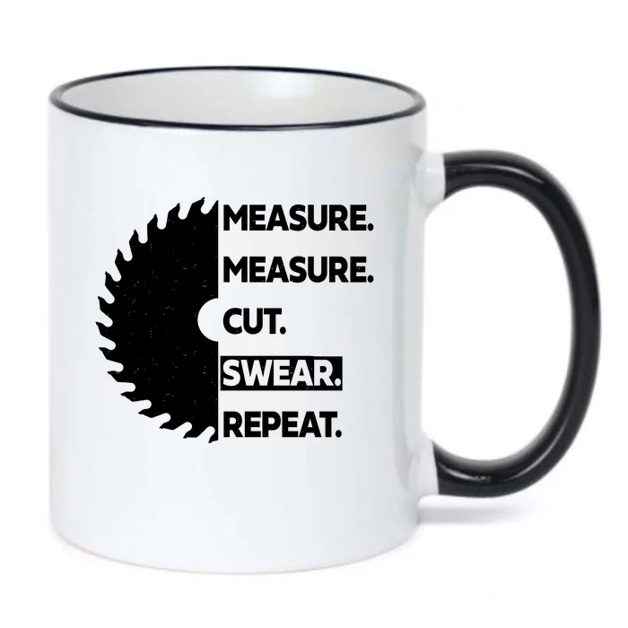 Measure Measure Cut Swear Black Color Changing Mug