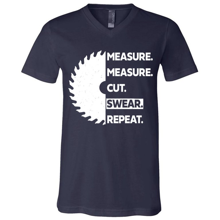 Measure Measure Cut Swear V-Neck T-Shirt