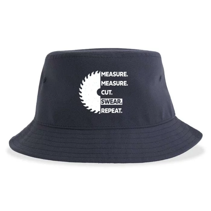 Measure Measure Cut Swear Sustainable Bucket Hat