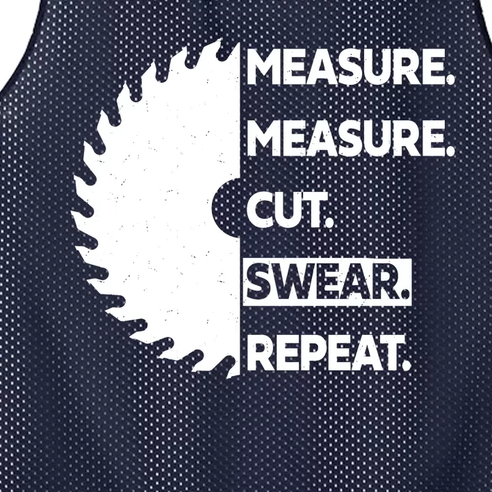 Measure Measure Cut Swear Mesh Reversible Basketball Jersey Tank