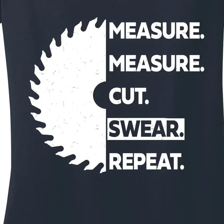 Measure Measure Cut Swear Women's V-Neck T-Shirt