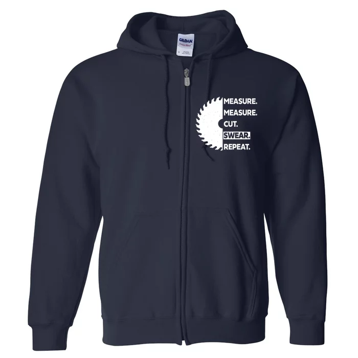 Measure Measure Cut Swear Full Zip Hoodie