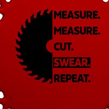 Measure Measure Cut Swear Oval Ornament