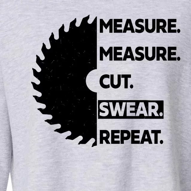 Measure Measure Cut Swear Cropped Pullover Crew