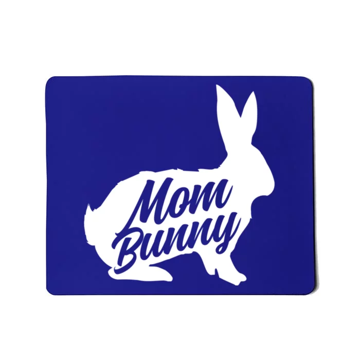 Mom Easter Bunny Silhouette Matching Family Gift Mousepad