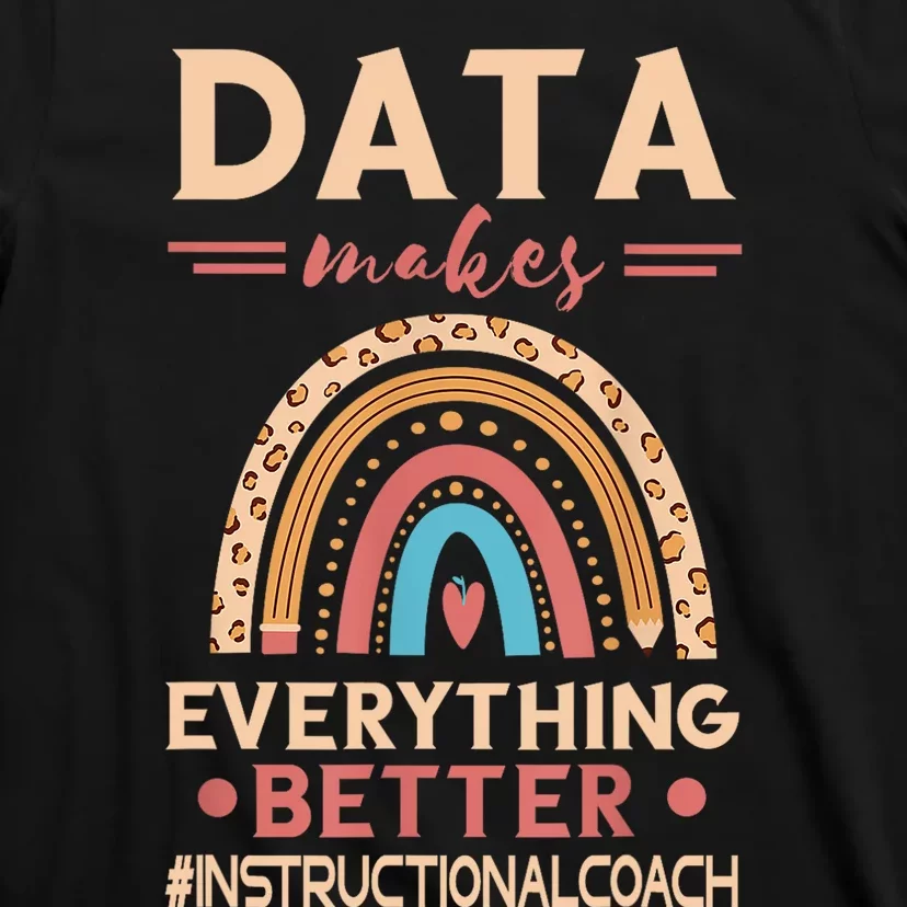 Makes Everything Better Academic Data Instructional Coach T-Shirt