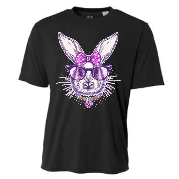 Miss Easter Bunny Matching Family Couple Cooling Performance Crew T-Shirt