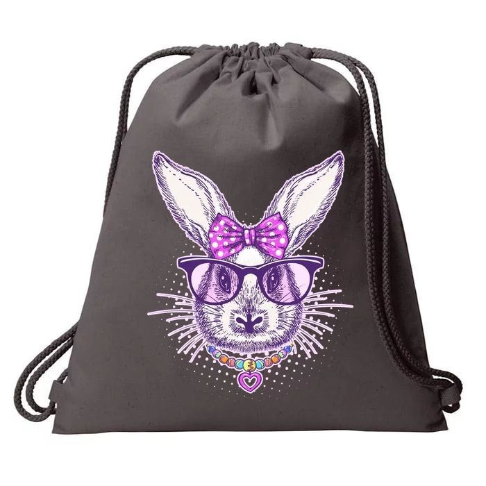 Miss Easter Bunny Matching Family Couple Drawstring Bag