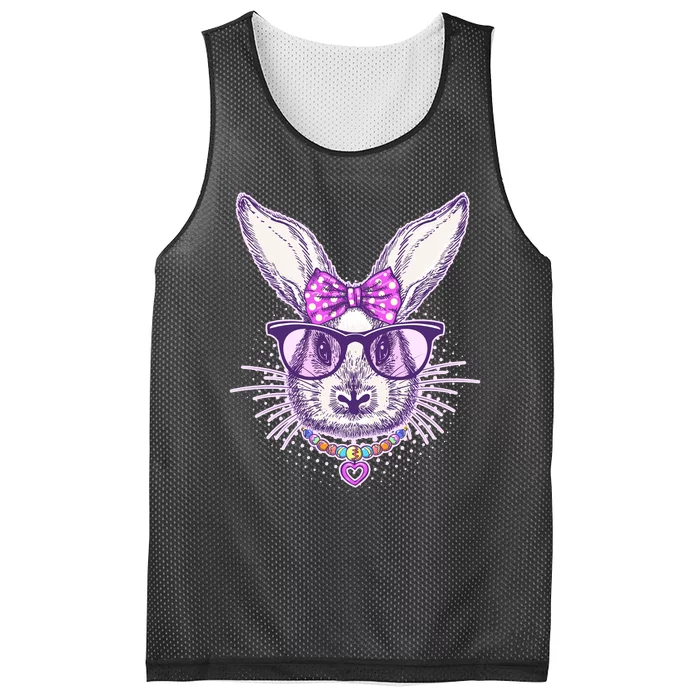 Miss Easter Bunny Matching Family Couple Mesh Reversible Basketball Jersey Tank