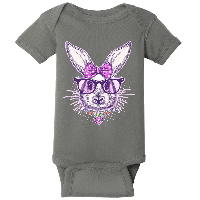 Miss Easter Bunny Matching Family Couple Baby Bodysuit