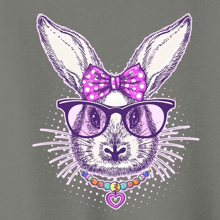 Miss Easter Bunny Matching Family Couple Toddler T-Shirt