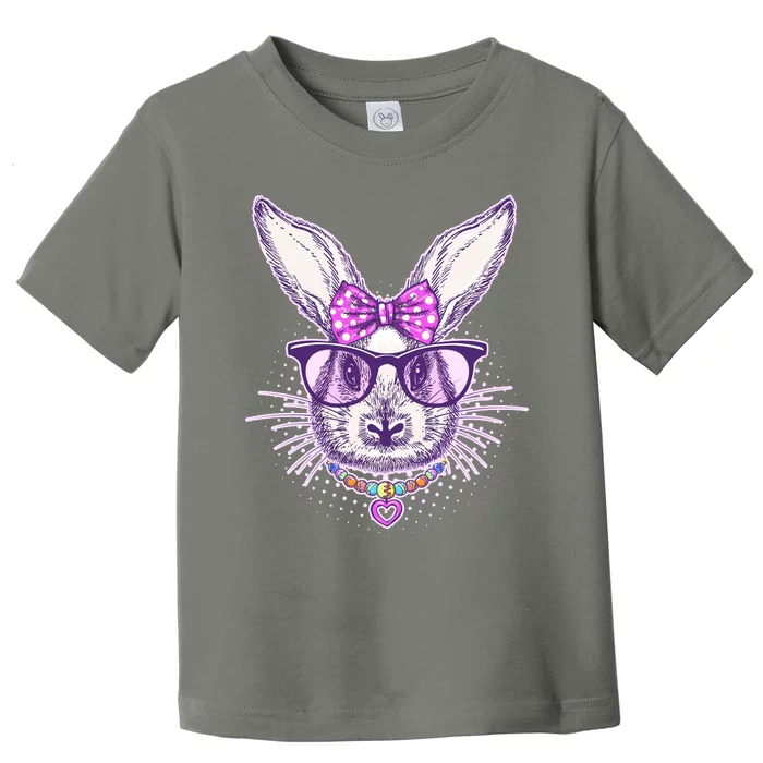 Miss Easter Bunny Matching Family Couple Toddler T-Shirt